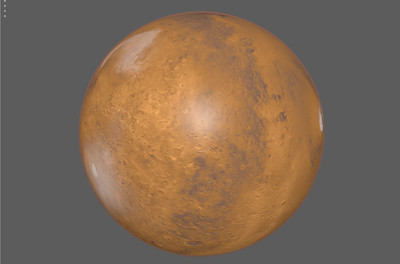 精细的火星模型