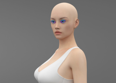 时尚模特3d模型_abinbin123作品_人物女人人物女人_cg模型网