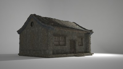 古建筑小民居小房子3D模型模型-历史建筑模型库-3ds Max(.max)模型下载-cg模型网