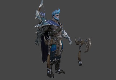 雪神-乌勒尔  【简模】 阿萨神族  次世代  北欧神话  冬神  狩猎之神