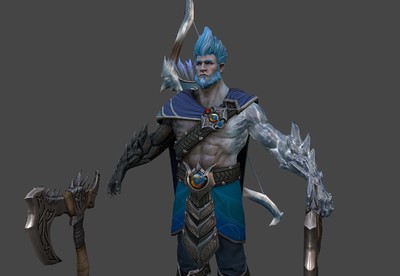 雪神-乌勒尔  【简模】 阿萨神族  次世代  北欧神话  冬神  狩猎之神