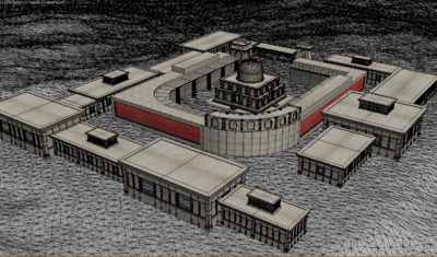 标志性建筑 楼兰古城_cfz熟悉的陌生人作品_场景古代场景_cg模型网