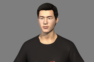 青年帅哥 牛仔裤男孩 现代男_么么小水滴作品_人物男人_cg模型网