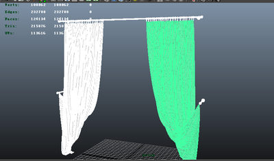 白的窗帘 门帘 棉麻布料 棉麻窗帘_双晴作品_生活用具家居装饰_cg模型