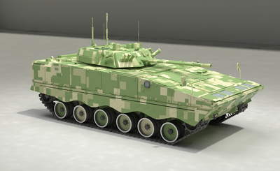 中国04a步兵战车模型-装甲车/坦克模型库-3ds max(.
