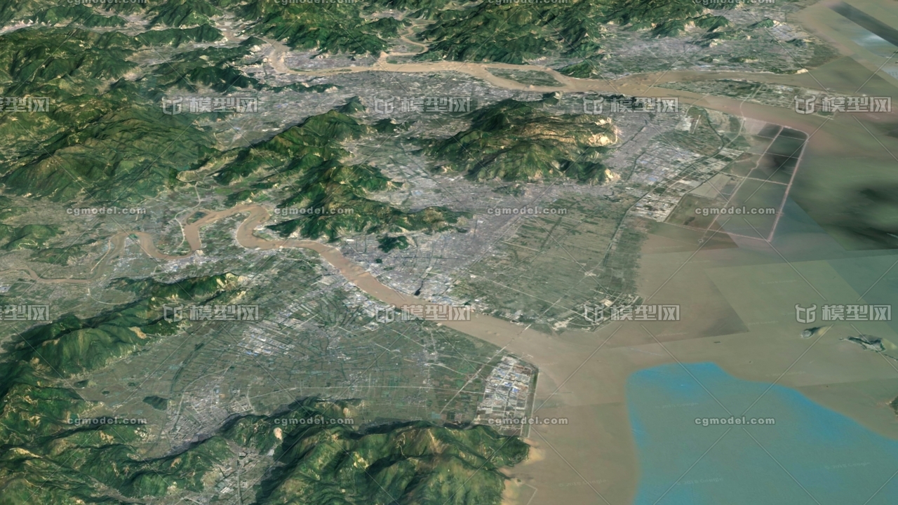 温州三维实景地图2020图片