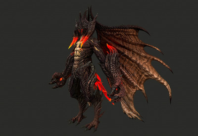 超精致 暗影魔王 次世代 炎魔 恶魔boss 魔鬼 demon monster