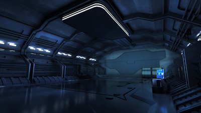 空间站通道 飞船降落点模型-科幻场景模型库-3ds Max(.max)模型下载-cg模型网