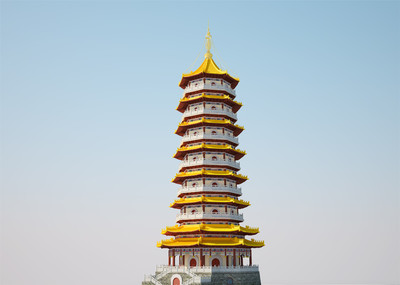 宝塔 七层宝塔 七层塔 八角七层 _艾菲尔设计作品_建筑历史建筑_cg模