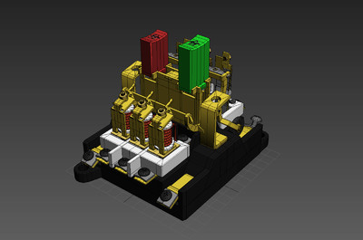 低壓斷路器_扭曲機器作品_機械/器械電機部件_cg模型網