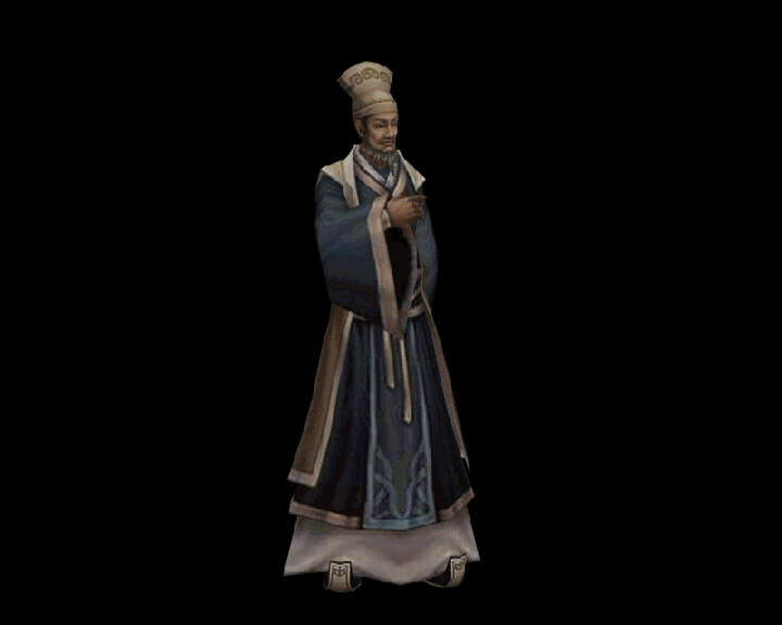 古代人物 员外模型-老人-男模型库-3ds Max(.max)模型下载-cg模型网