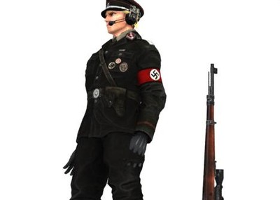 二战纳粹德国盖世太保警察人物骨骼蒙皮有动画(world war ii, the