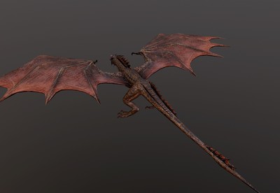 简模西方飞龙  权力的游戏   魔龙 魔幻飞龙  dragon