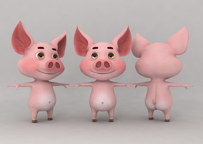 2019 拜年卡通猪