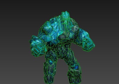 带动画寒冰巨怪 冰霜怪物 寒冰守护神 ice guard