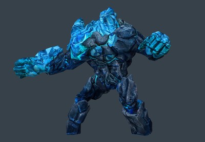 带动画寒冰巨怪 冰霜怪物 寒冰守护神 ice guard