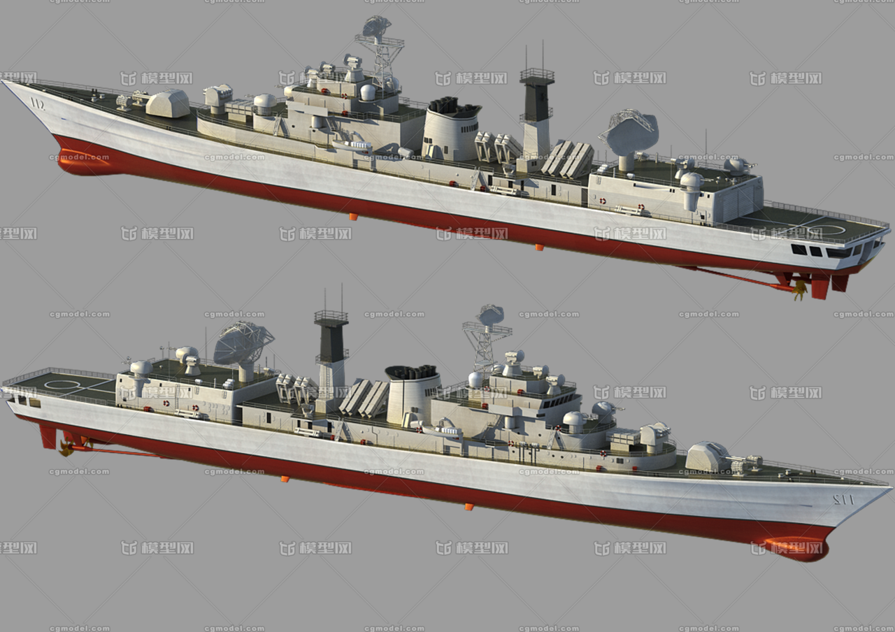 112舰模型组装图纸图片