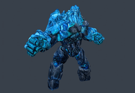 带动画寒冰巨怪 冰霜怪物 寒冰守护神 ice guard