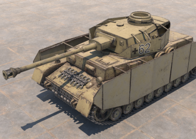 二战德国四号坦克h型_firefly76作品_车辆装甲车/坦克_cg模型网