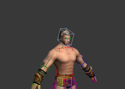 男人体 裸模(带蒙皮 带绑定)