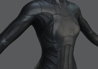 max次世代 科幻服饰 pbr 科技服装 装甲 女性服装 未来衣服 穿戴服饰