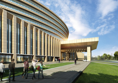 襄阳行政中心方案,政府办公楼,天圆地方建筑,仿applepark,行政中心