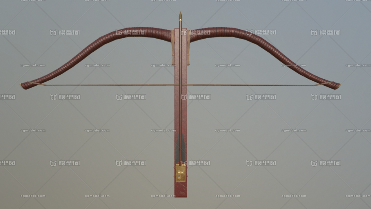 秦弩 弩箭模型-冷兵器模型库-其他模型下载-cg模型网