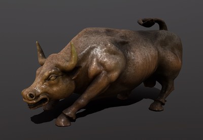 华尔街铜牛   wall street bull   美国  华尔街 铜像
