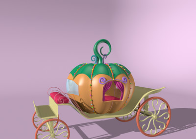 卡通南瓜车
