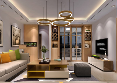 现代客厅  沙发   电视柜  酒柜   鞋柜   吊灯   现代厨房  橱柜