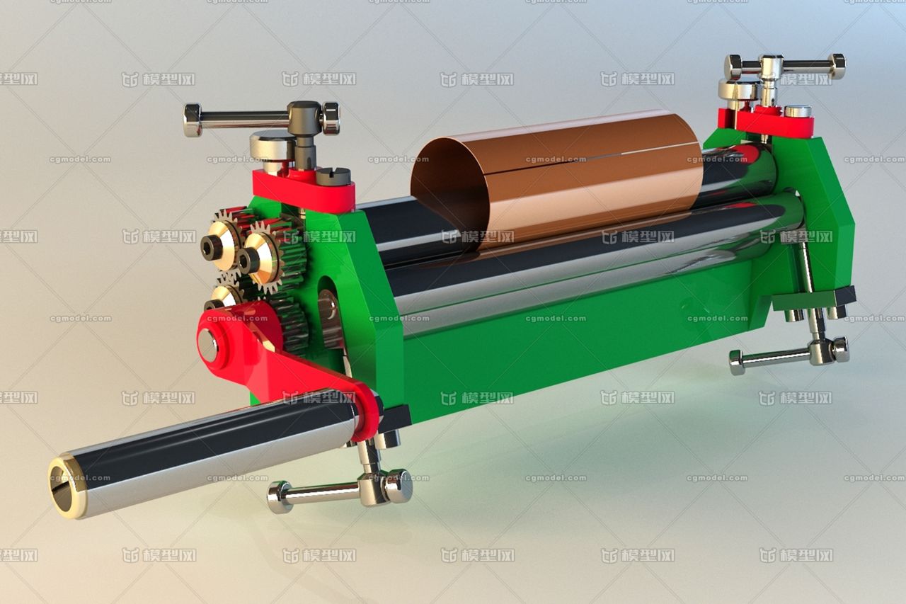 钣金弯曲机械_不言不语121作品_机械/器械工业设备_cg模型网