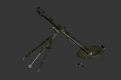 2b14 podnos 苏联82毫米迫击炮 max fbx