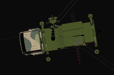 军用 雷达车7 东风军车7 军事 反导 雷达车 反导车