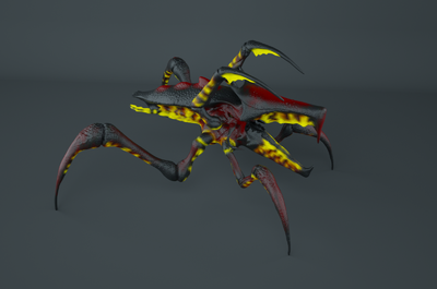 异形昆虫 游戏怪物 异形 昆虫 爬虫 游戏模型 怪物