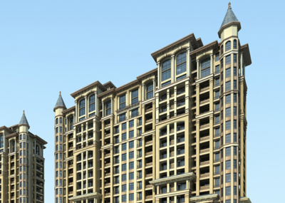 欧式住宅写实欧式高层住宅