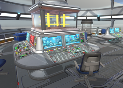 科幻空间 科幻室内 科技建筑 太空舱 太空站 飞船机舱 高科技控制室