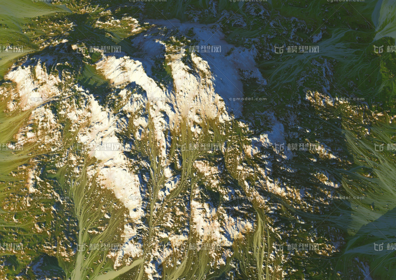 max写实 地理 山体 山峰 高山 山脉 地形 山丘 大山 雪山 场景部件