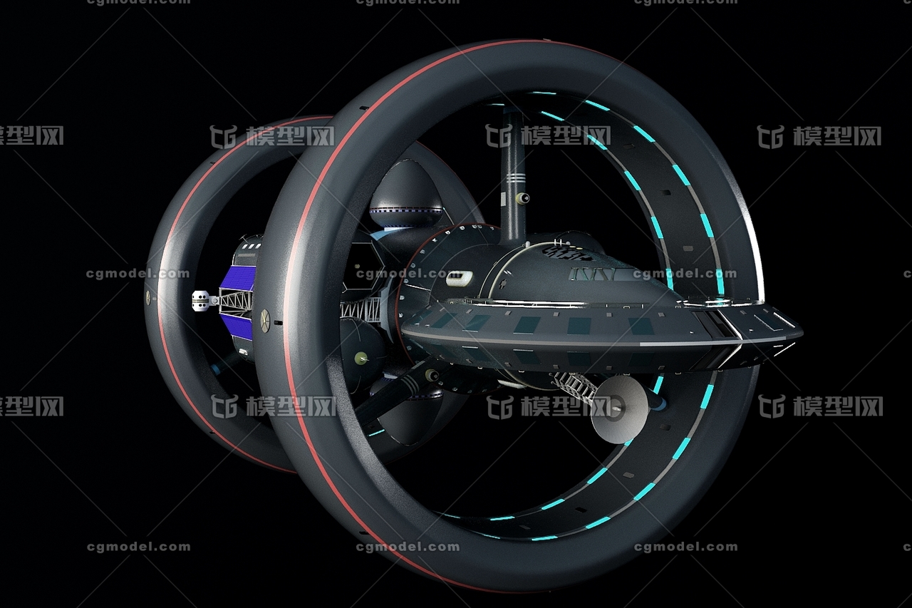 科幻宇宙飞船_不言不语121作品_飞机/航空器宇宙飞船_cg模型网