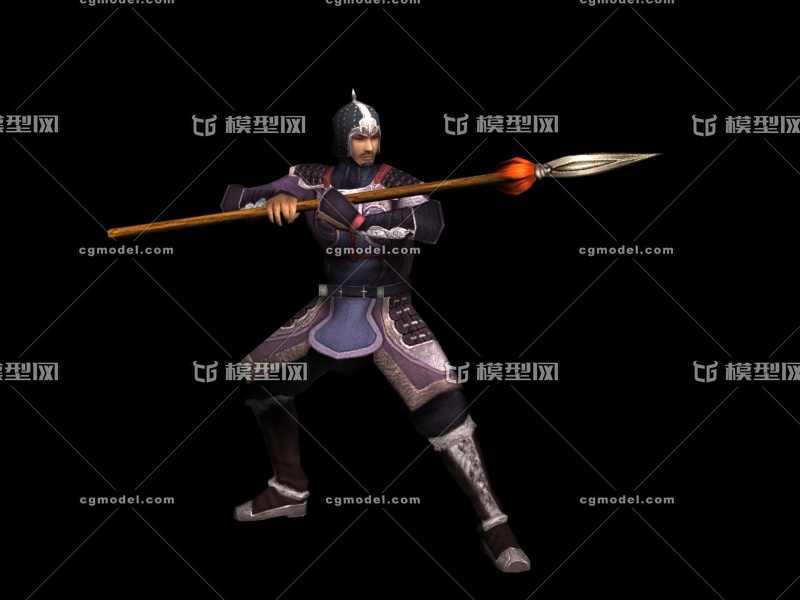 古代人物士兵长矛兵