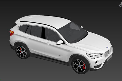 宝马x1汽车3d模型_abinbin123作品_车辆轿车_cg模型网