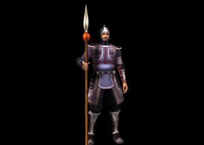 古代人物士兵长矛兵