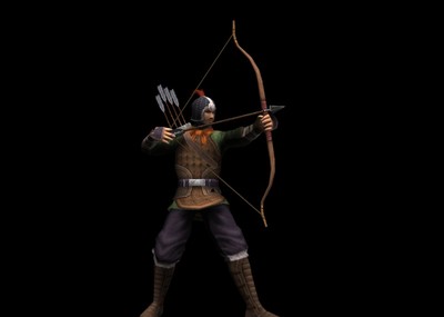 古代人物士兵弓箭手