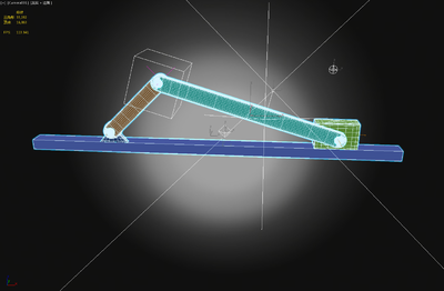 机械原理_对心曲柄滑块机构 机械展示动画 教学动画 展示动画 摇杆