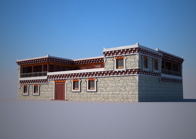 藏式建筑 藏族民居 藏族特色建筑 藏族小楼 藏式元素 藏式