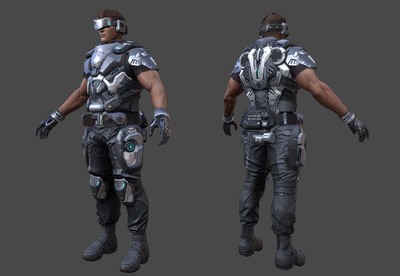 高质量 高科技超级士兵 次世代 星际联盟 scifi 突击士兵 未来战士