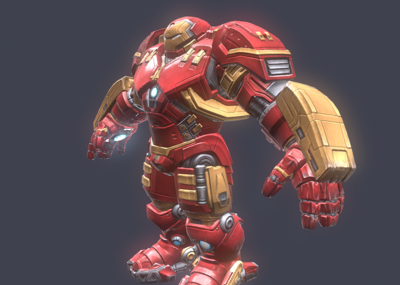 pbr材质 次世代 钢铁侠 漫威 超级英雄 反浩克 机器人 机甲 复仇者