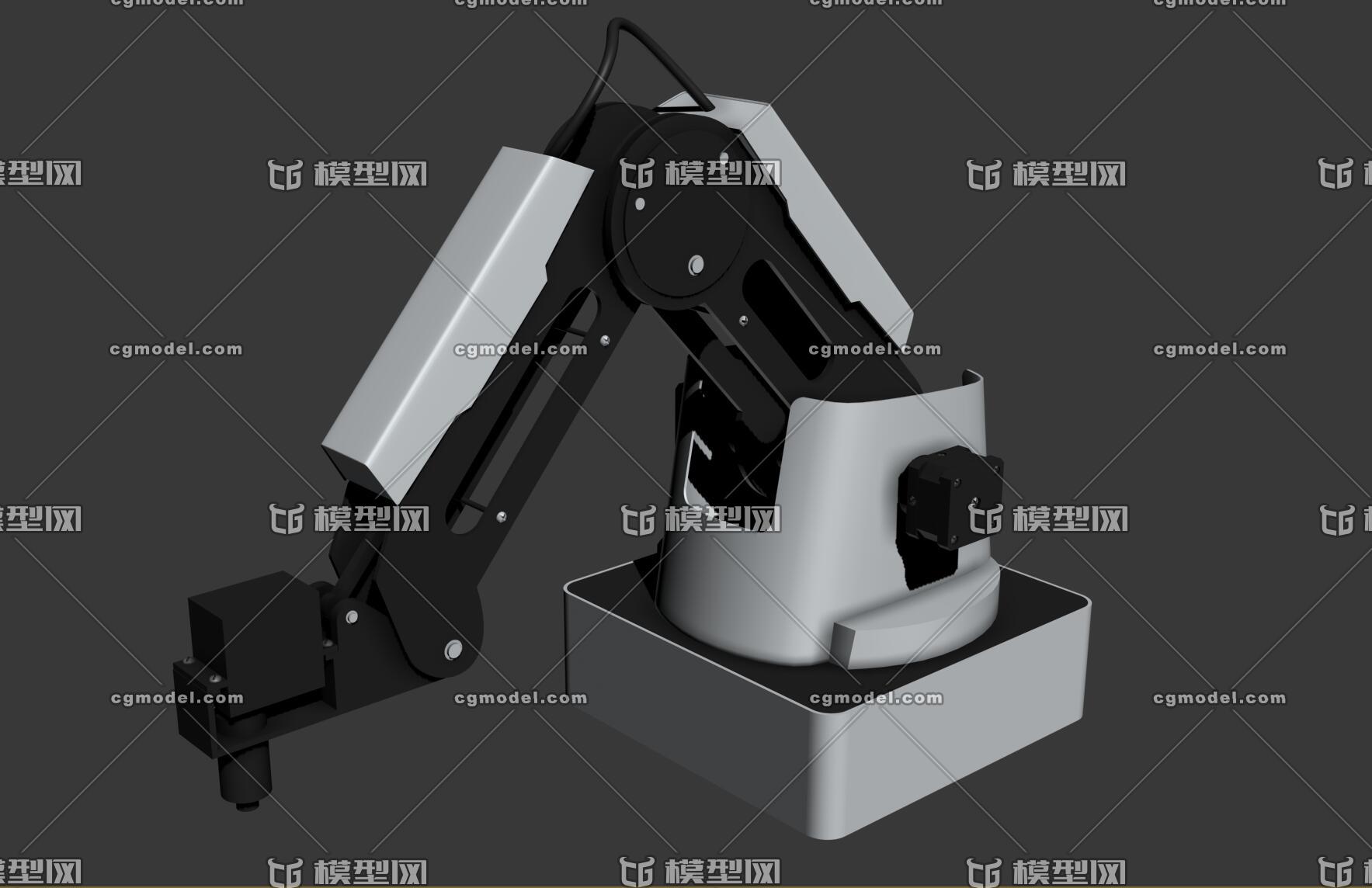 機械臂模型_圖圖丁作品_機械/器械工業設備_cg模型網