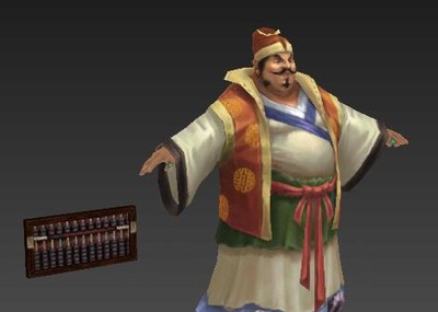 古代人物 钱庄老板 财主 地主 官员 员外 富贵 掌柜 老板 有钱人 胖