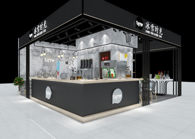 奶茶店 商场店铺 展台 饮品