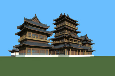 古建,阁楼,建筑,塔楼,景观